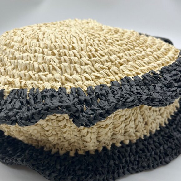 Urban Expressions Natural and Black Indy Tote Bag - Picture 7 of 11